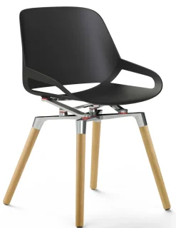 Aeris Numo ergonomischer Konferenzstuhl weiß oder schwarz