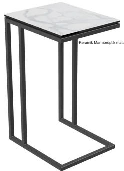 Alicia Beistelltisch Metall schwarz