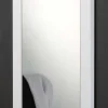 Ankleidespiegel schwarz Hochglanz 50x150 cm