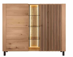 Ascona Highboard Holz modern