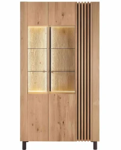 Ascona Vitrinenschrank Holz modern