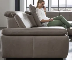 Atlantis Ledersofa mit Schlaffunktion