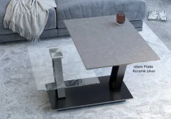 Barcelona Doppel Couchtisch Keramik