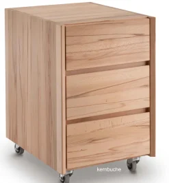 Bergamo höhenverstellbarer Schreibtisch Holz