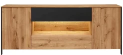 Boston Sideboard eiche schwarz