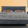 Boxspringbett 180x200 anthrazit