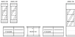 Breege Wohnwand Ecke