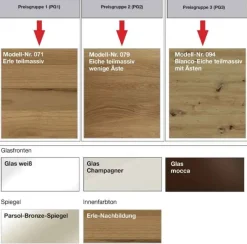 Cardiff Holzkommode mit Schubladen