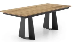 Chic Esstisch Metallgestell ausziehbar