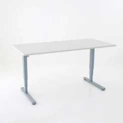 ConSet Schreibtisch höhenverstellbar 100 kg Gestell eckig
