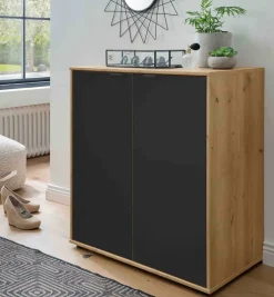 Cremona Kommode mit Glastüren