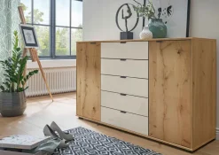 Cremona Kommode mit Türen und Schubladen
