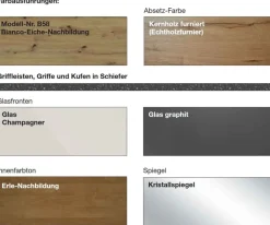 Cremona Kommoden mit Schubladen