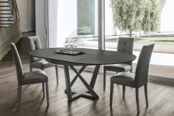 Cronos Esstisch rund ausziehbar