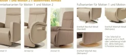 Dietsch Motion Fernsehsessel mit Relaxfunktion Leder und mehr