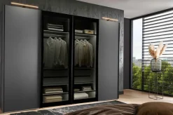 Dubai Kleiderschrank Glas durchsichtig