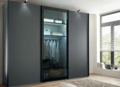 Dubai Kleiderschrank Glas durchsichtig