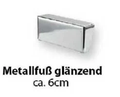 Ecksofa blau Samt
