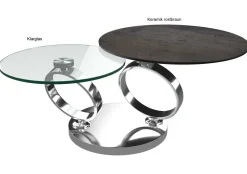 Eolia Couchtisch rund 2-teilig