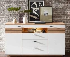 Fresno Sideboard weiß eiche