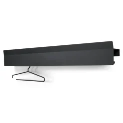 Garderobe schwarz Metall