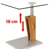 5631 Glas Beistelltisch mit Rollen