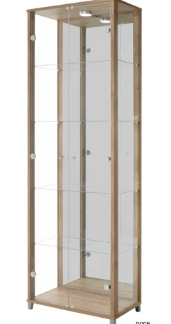 Glas Vitrine Holz verschiedene Farben