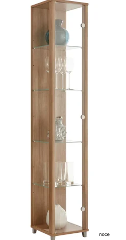 Glasvitrine schmal in 7 Farben
