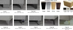 Granada Boxspringbett 180x200 mit Bettkasten