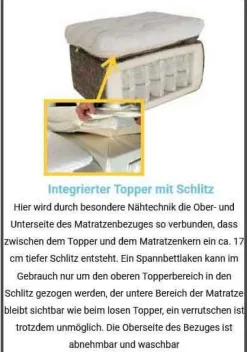 Granada Boxspringbett 180x200 mit Bettkasten