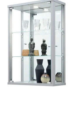 Hängevitrine weiß schwarz oder silber
