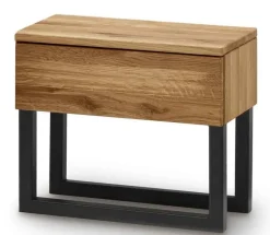 817 Holzbalkenbett mit LED