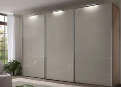 Includo-Glas Schwebetürenschrank
