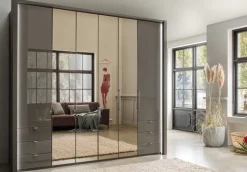 Kansas Kleiderschrank mit Schubladen 250 cm