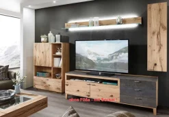 Kitzalm Wohnwand Holz modern
