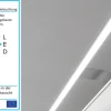 LED Möbel Beleuchtung Switch mit Farbwechsel alufarbig