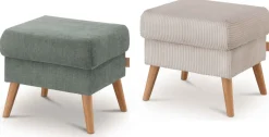 Lyon Ohrensessel mit Hocker
