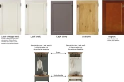 Maisonette Landhaus Garderobe