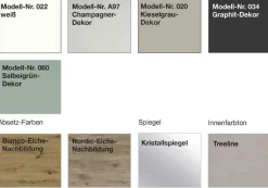 Marlow Landhaus Kleiderschrank mit Schubladen