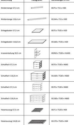 Massivholz Kleiderschrank