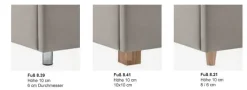 Metro Polsterbett 100x200