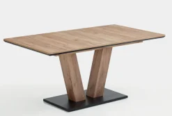 Niehoff Esstischgruppe Milton mit Retrolook Stuhl Malta