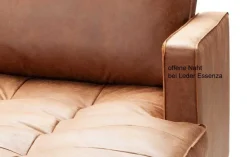 Optima 2-Sitzer Sofa mit Ottomane