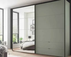 Paros Kleiderschrank mit Spiegel und Schubladen