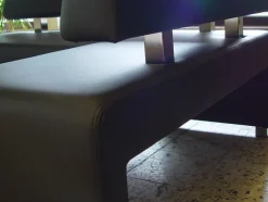 Posa moderne Eckbank Leder maßgenau