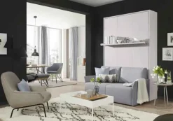 2RaumWunder Schrankbett mit Sofa