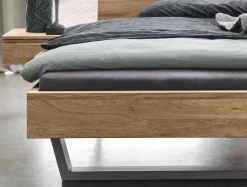 Redwood Holzbett mit Polsterkopfteil