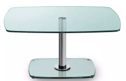 Ronald Schmitt Triplex Couchtisch höhenverstellbar Floatglas