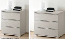 Rubin Nachttisch mit Schubladen