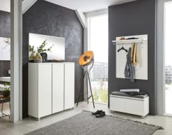 SALEA Flurgarderobe weiß